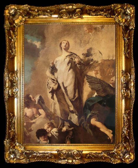 framed  PIAZZETTA, Giovanni Battista The Immaculate one, ta009-2
